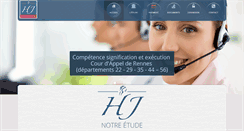 Desktop Screenshot of huissiers-nantes.com